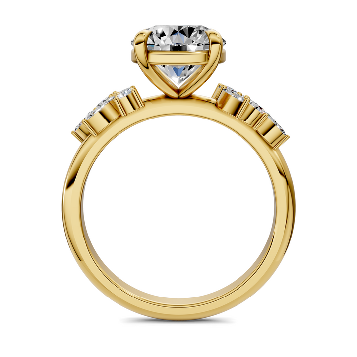 Alma Floral Cluster Ring