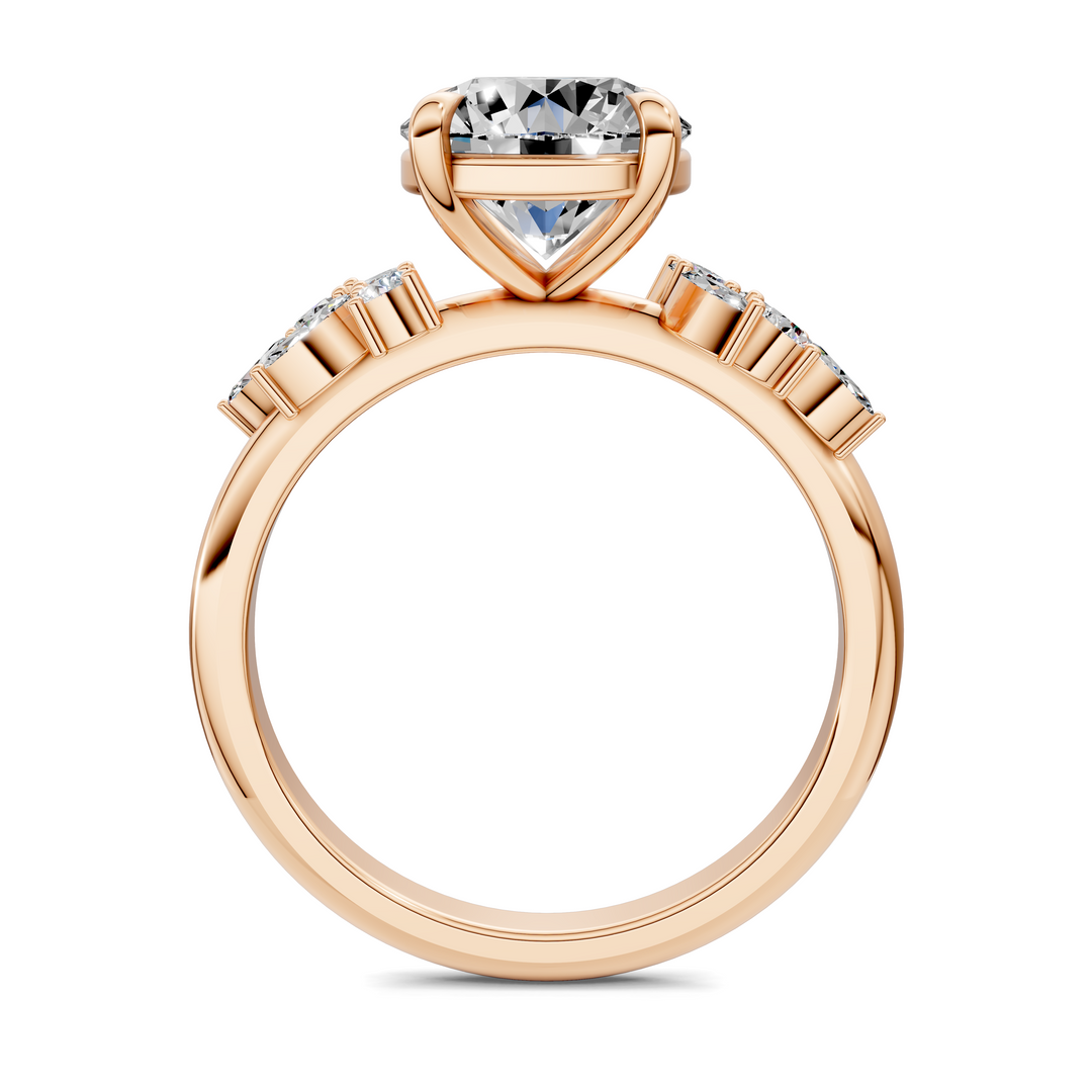 Alma Floral Cluster Ring