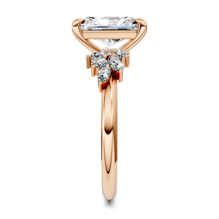 Alma Floral Cluster Ring