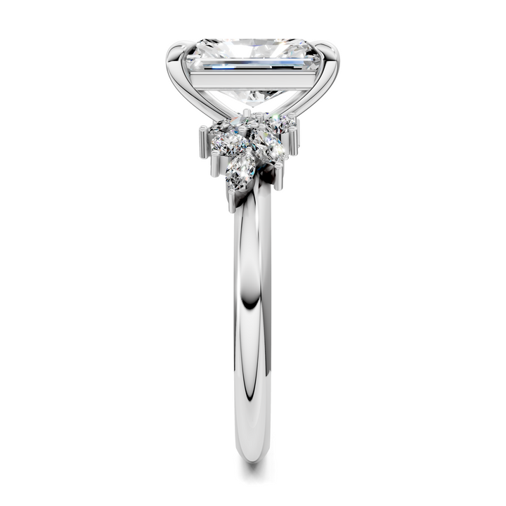 Alma Floral Cluster Ring