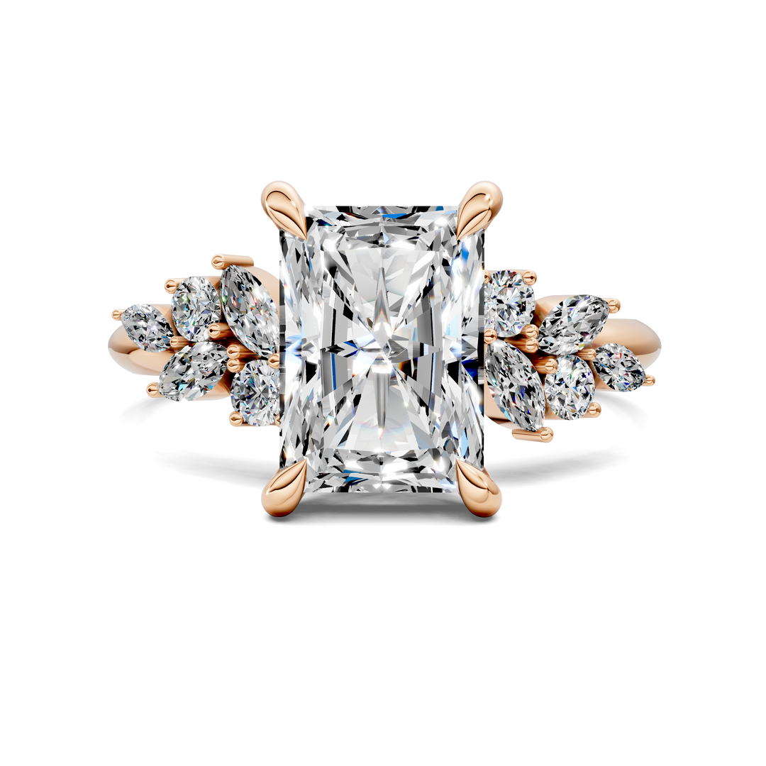 Alma Floral Cluster Ring