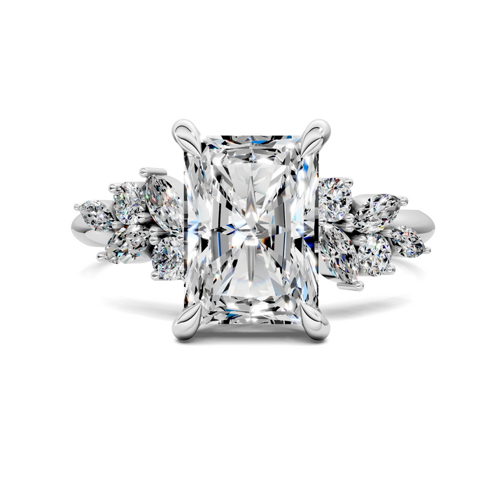 Alma Floral Cluster Ring