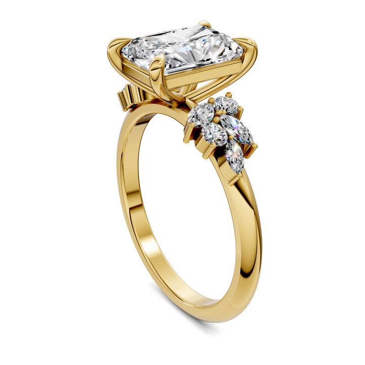 Alma Floral Cluster Ring