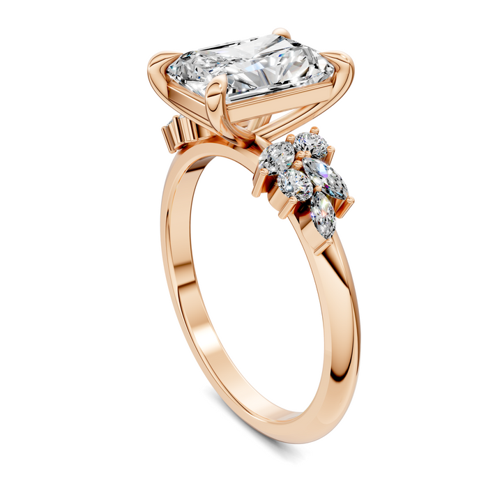 Alma Floral Cluster Ring