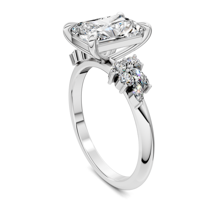 Alma Floral Cluster Ring