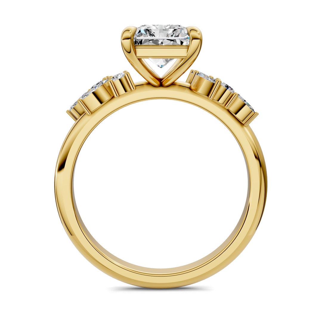 Alma Floral Cluster Ring