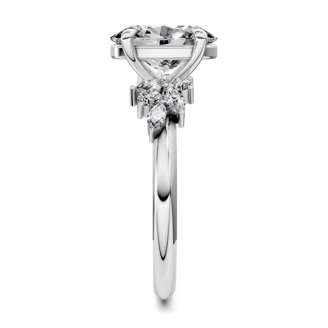 Alma Floral Cluster Ring