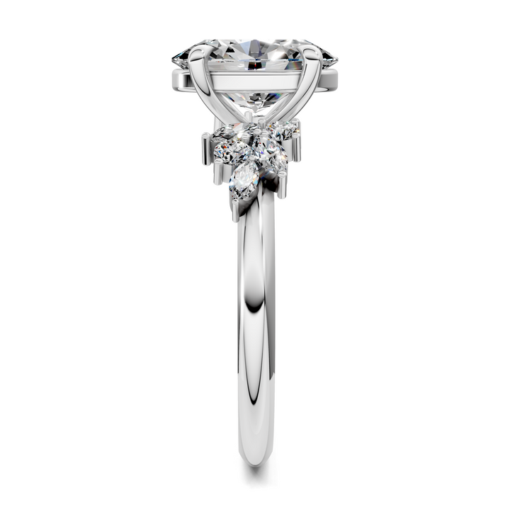Alma Floral Cluster Ring