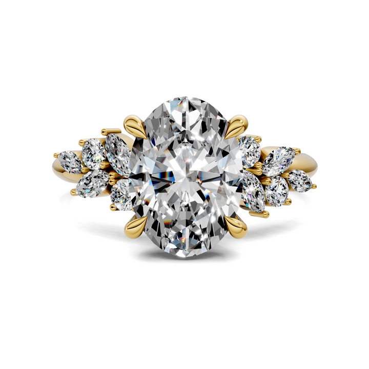 Alma Floral Cluster Ring
