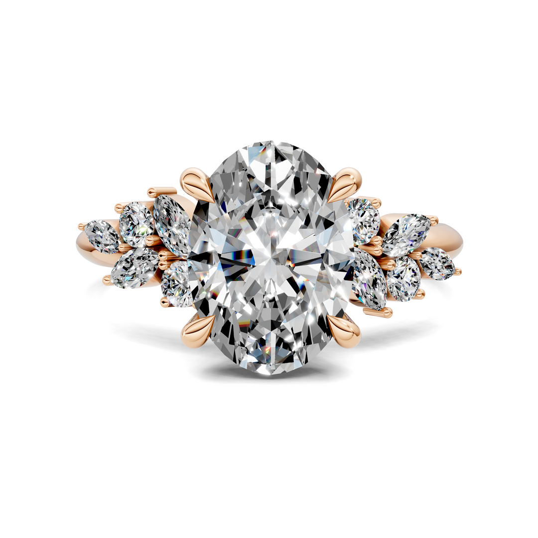 Alma Floral Cluster Ring