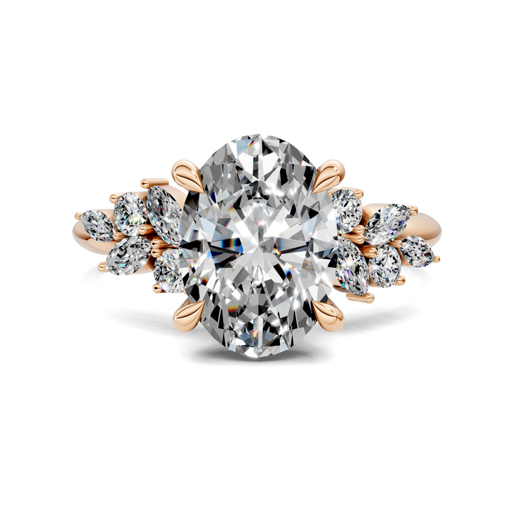 Alma Floral Cluster Ring