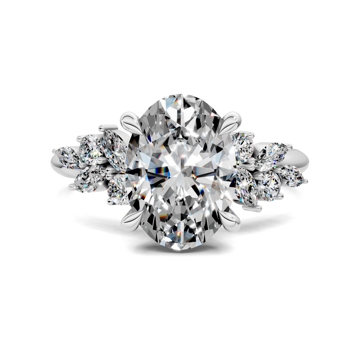 Alma Floral Cluster Ring