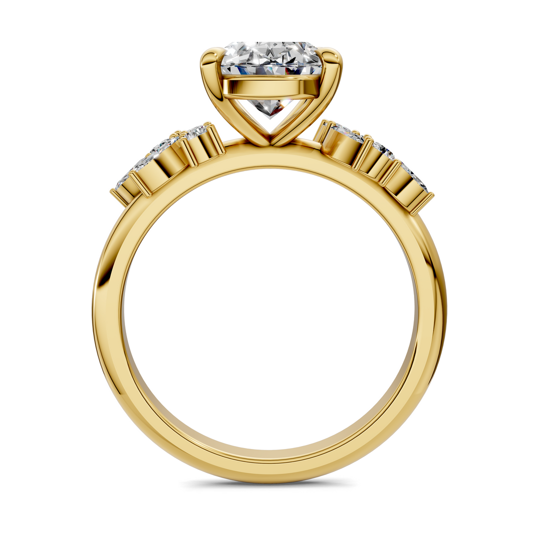 Alma Floral Cluster Ring