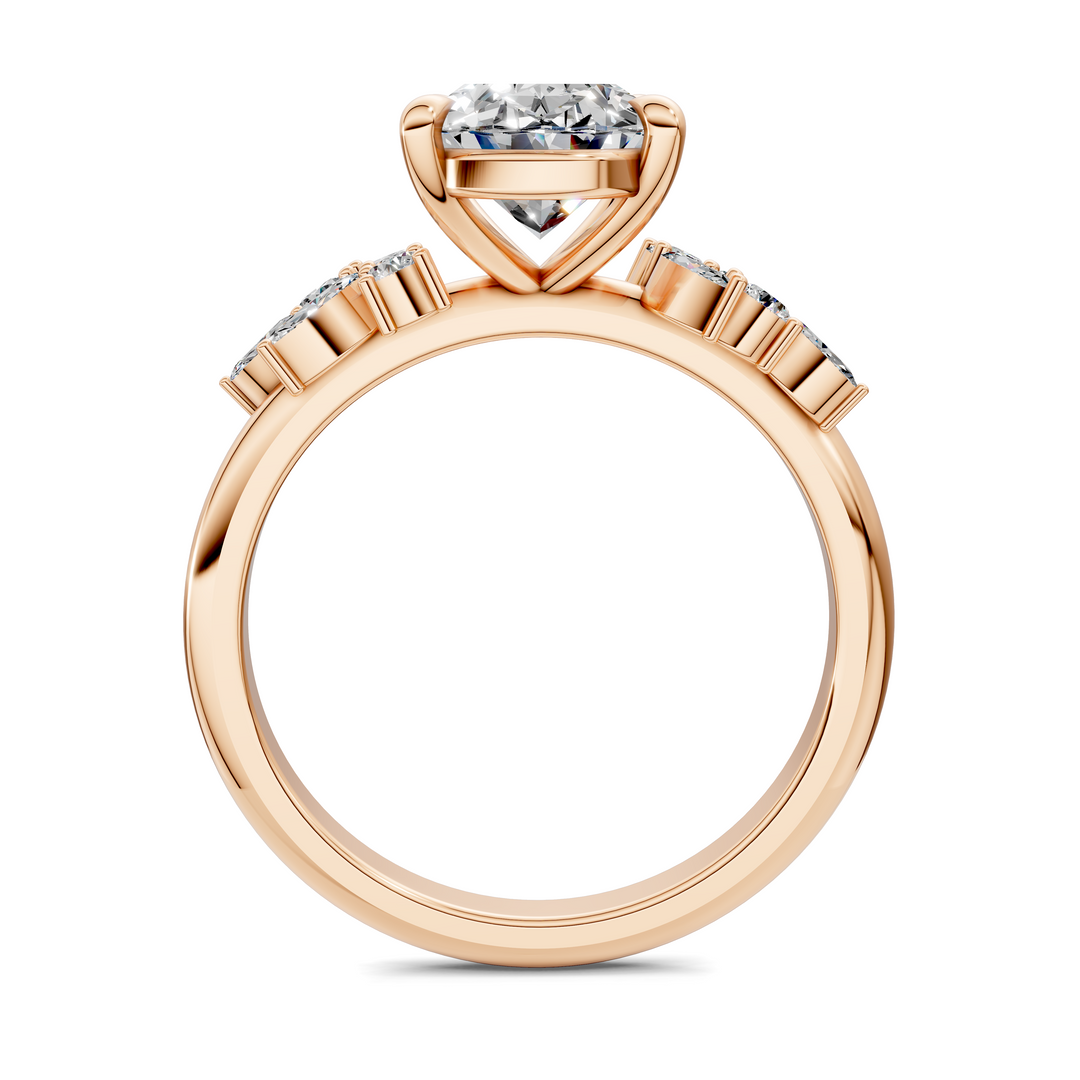 Alma Floral Cluster Ring