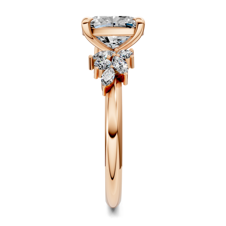 Alma Floral Cluster Ring