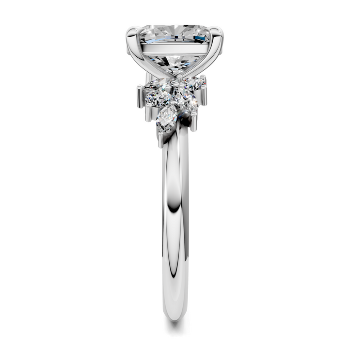 Alma Floral Cluster Ring