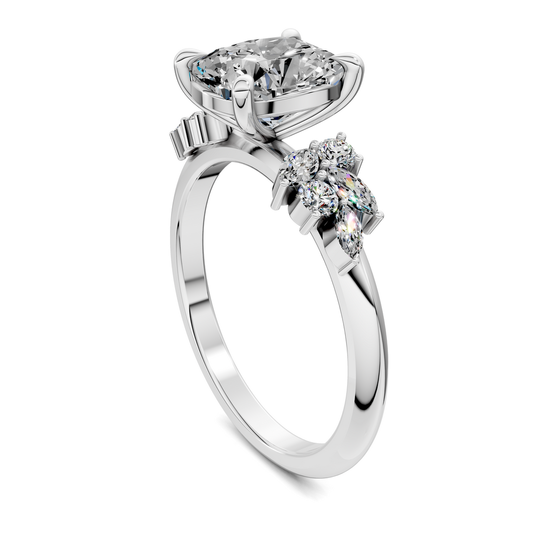 Alma Floral Cluster Ring
