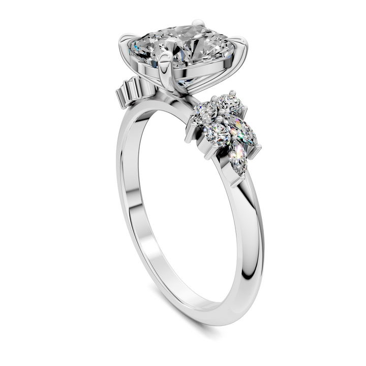 Alma Floral Cluster Ring