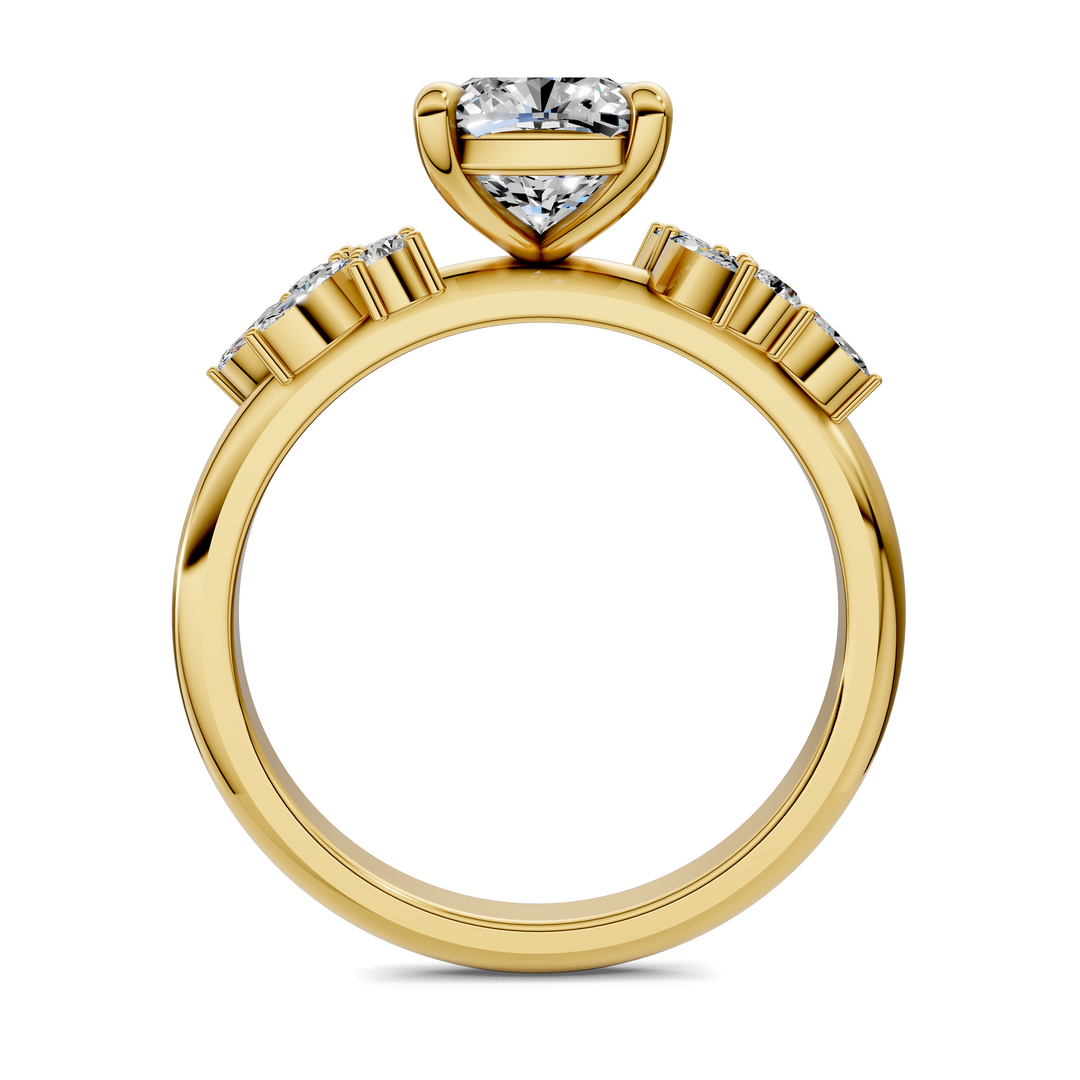 Alma Floral Cluster Ring