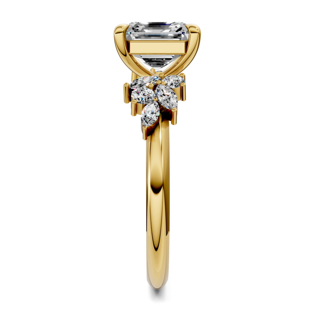 Alma Floral Cluster Ring