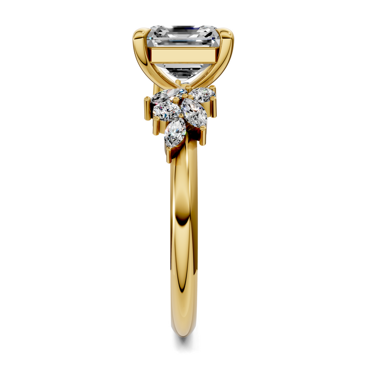 Alma Floral Cluster Ring
