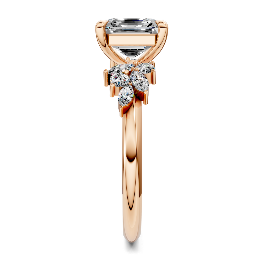 Alma Floral Cluster Ring