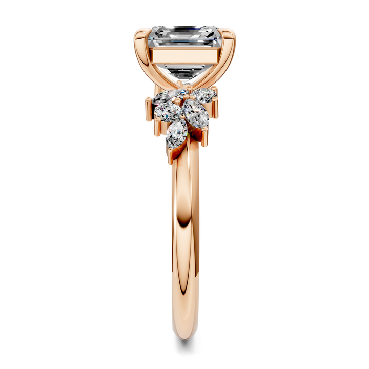 Alma Floral Cluster Ring