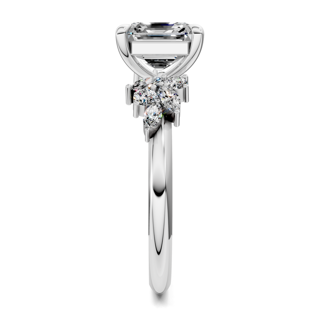 Alma Floral Cluster Ring