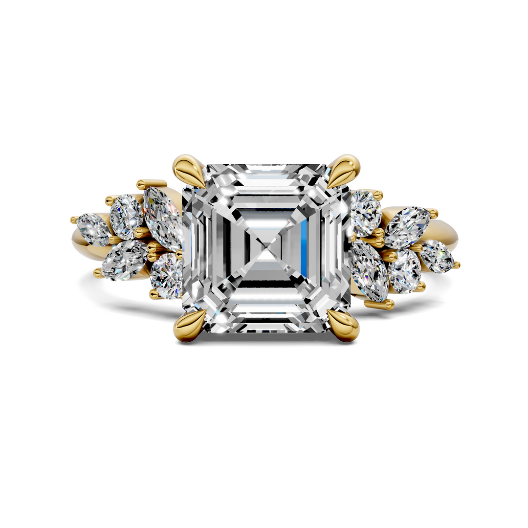 Alma Floral Cluster Ring