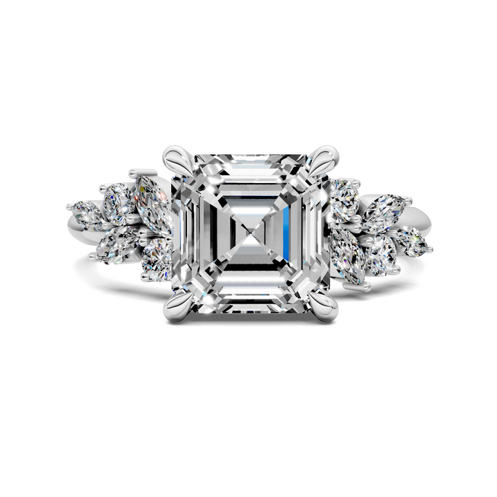 Alma Floral Cluster Ring