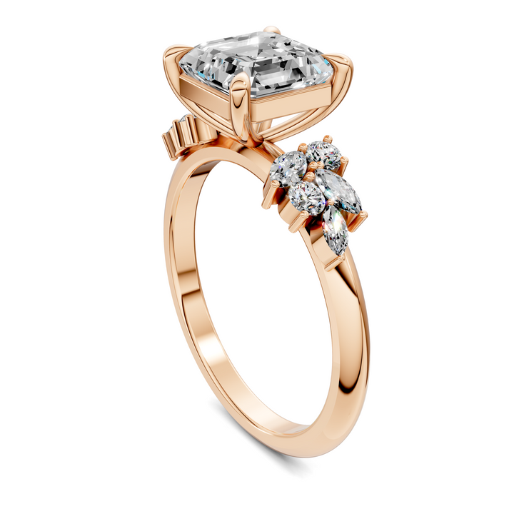 Alma Floral Cluster Ring