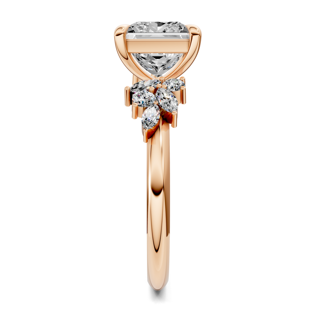 Alma Floral Cluster Ring
