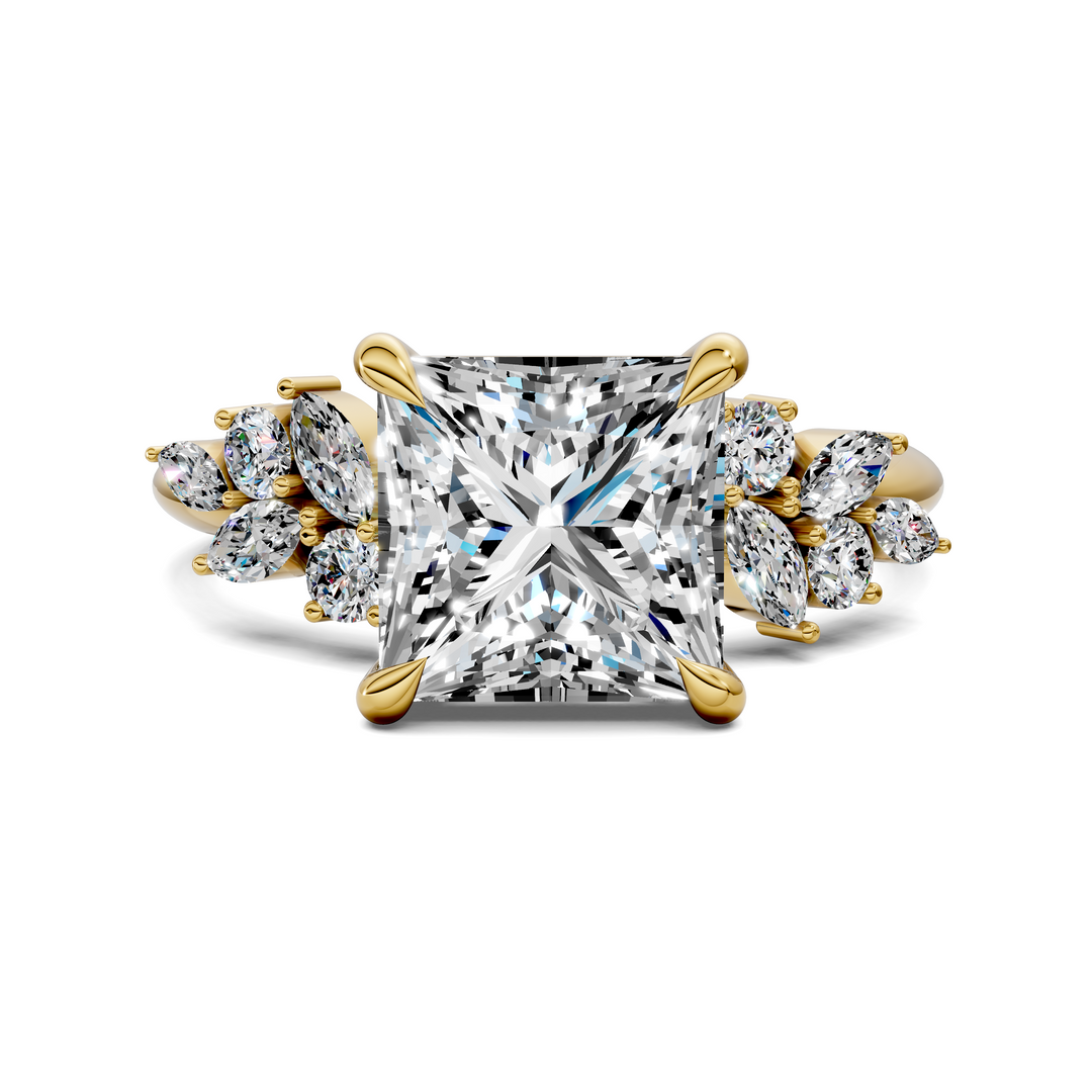 Alma Floral Cluster Ring