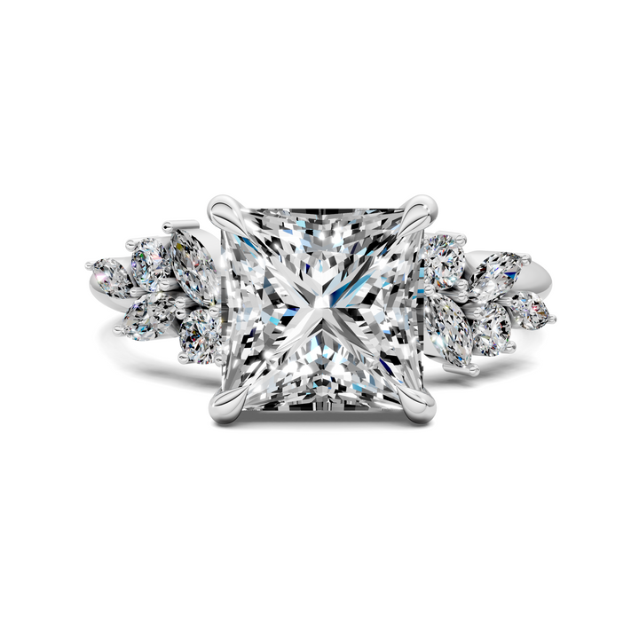Alma Floral Cluster Ring