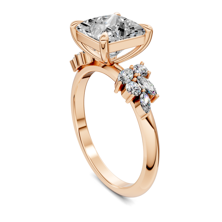 Alma Floral Cluster Ring