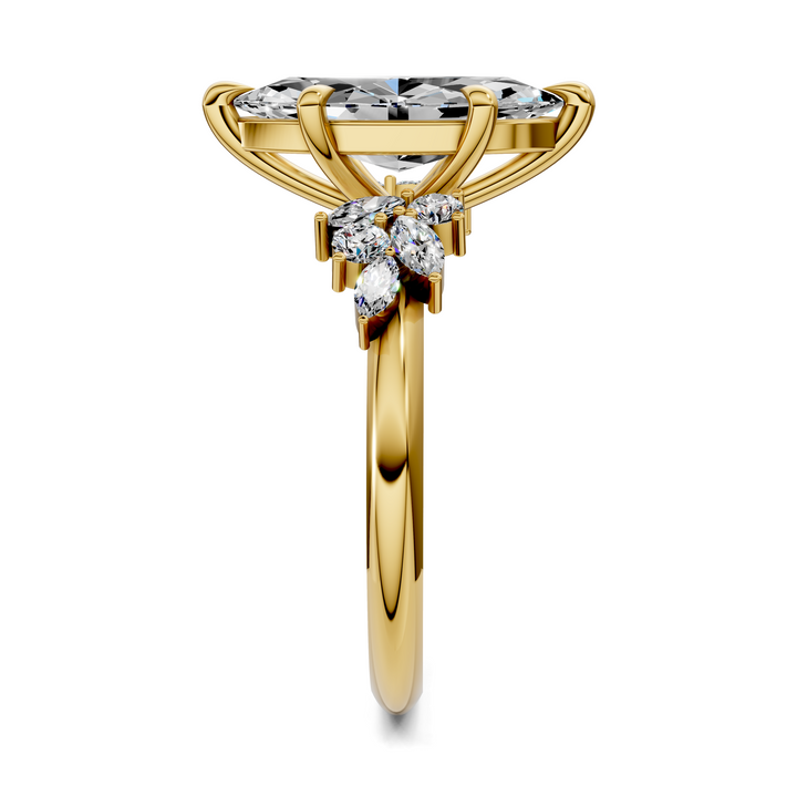 Alma Floral Cluster Ring