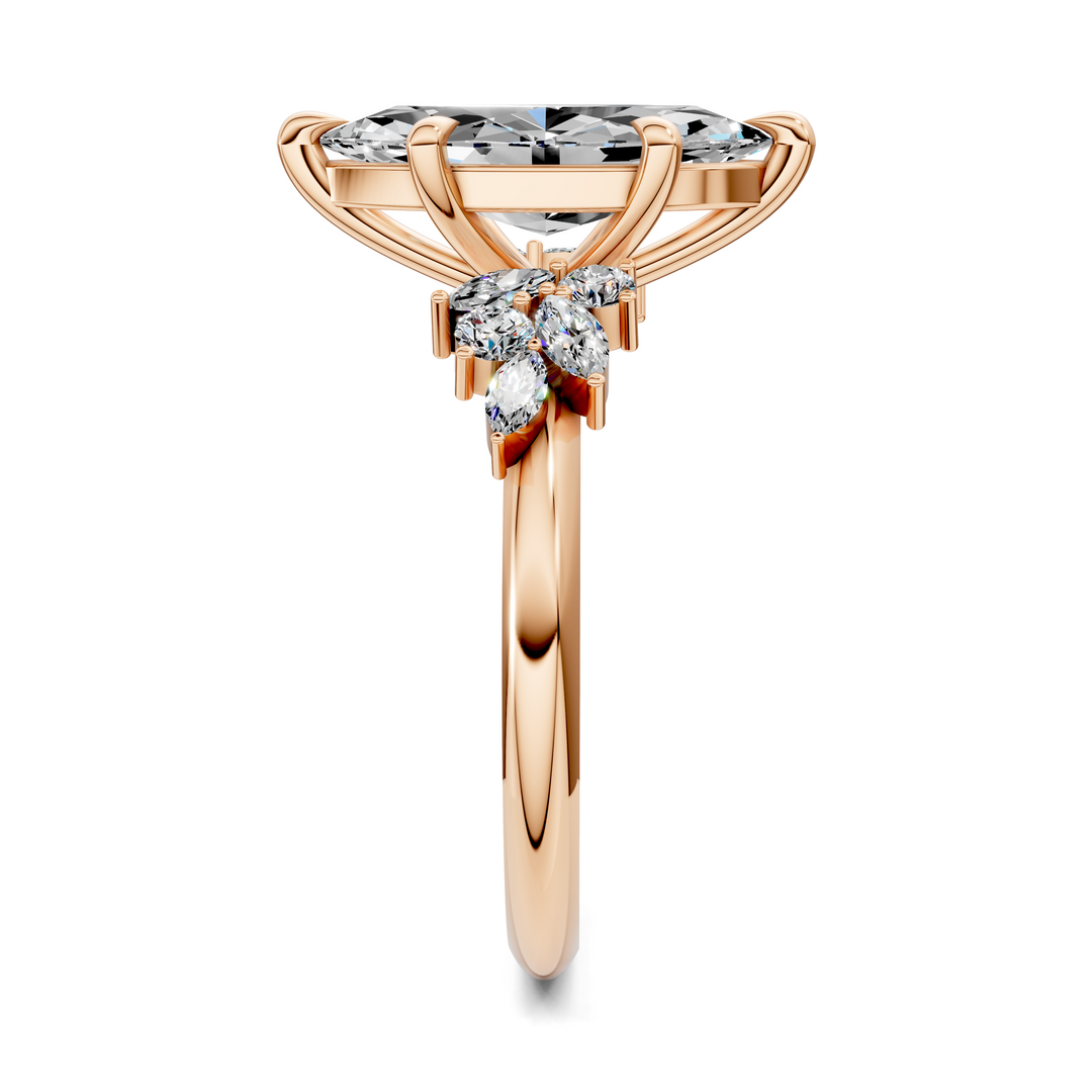 Alma Floral Cluster Ring