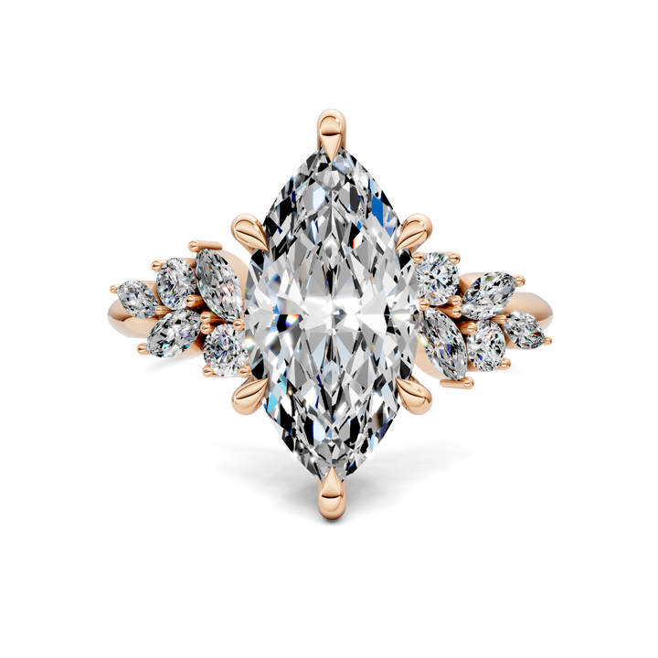 Alma Floral Cluster Ring
