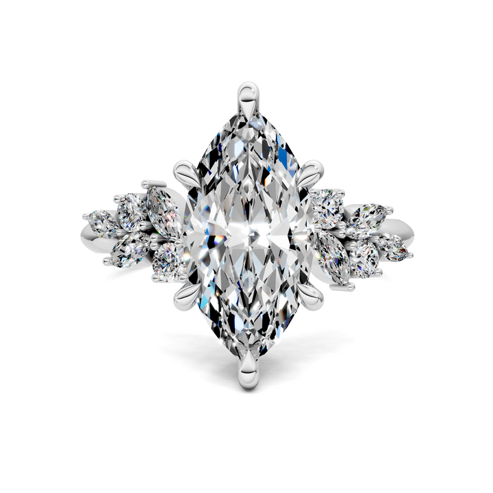 Alma Floral Cluster Ring
