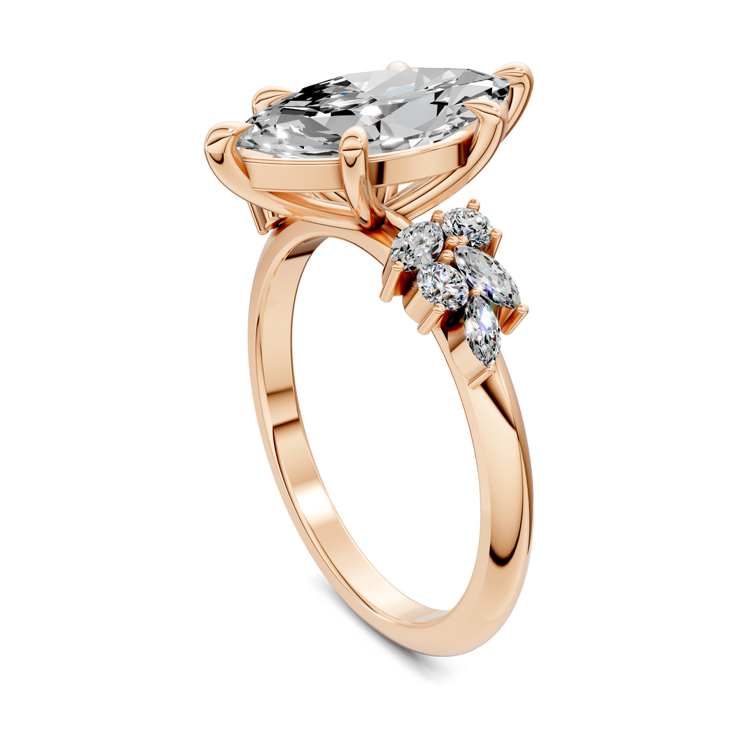Alma Floral Cluster Ring