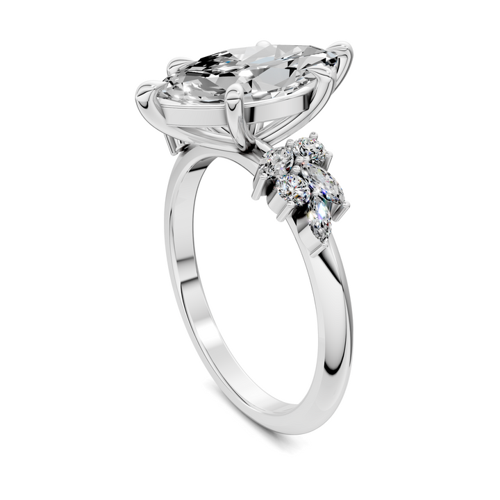 Alma Floral Cluster Ring