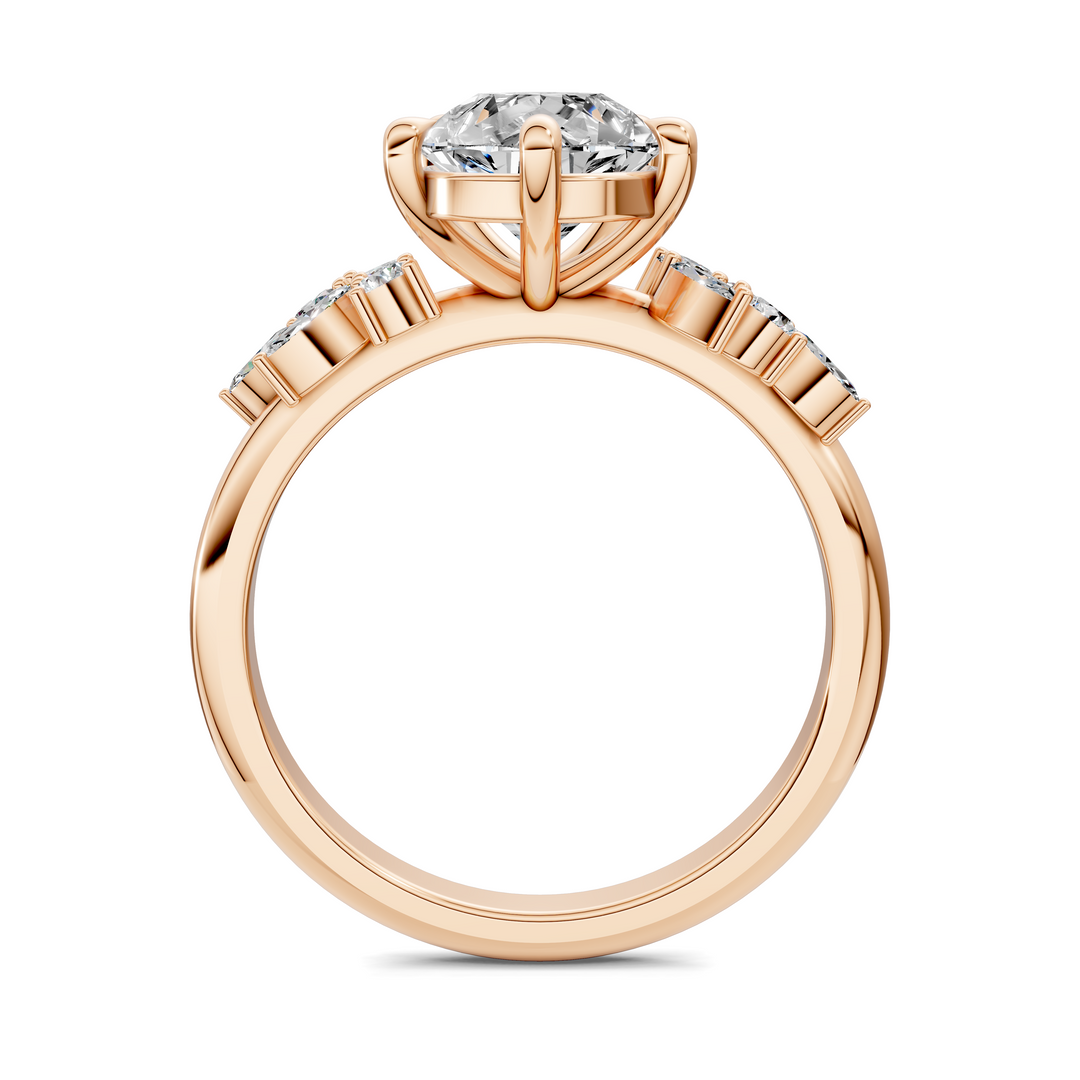 Alma Floral Cluster Ring