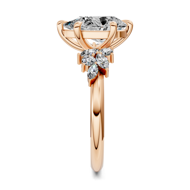 Alma Floral Cluster Ring