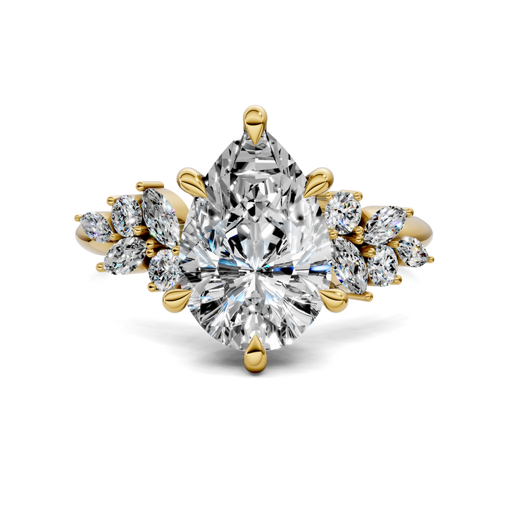 Alma Floral Cluster Ring