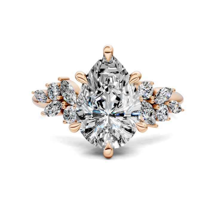 Alma Floral Cluster Ring