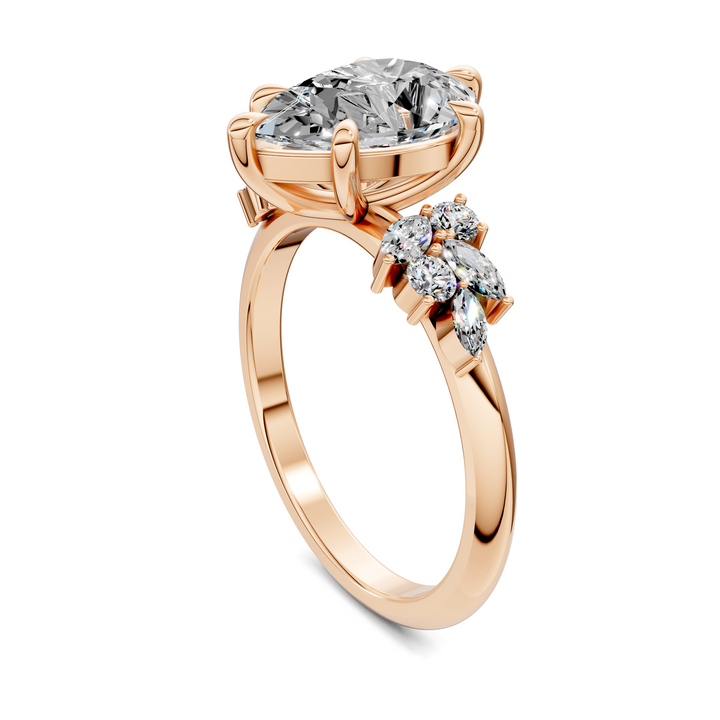 Alma Floral Cluster Ring
