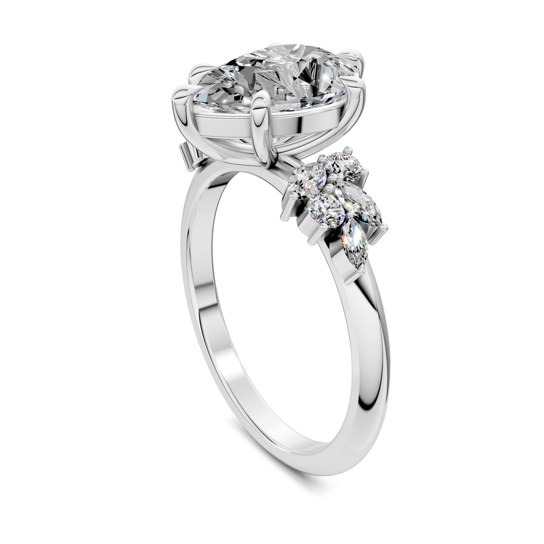 Alma Floral Cluster Ring