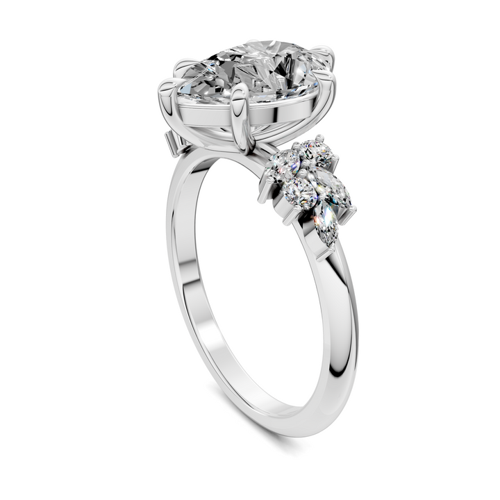 Alma Floral Cluster Ring