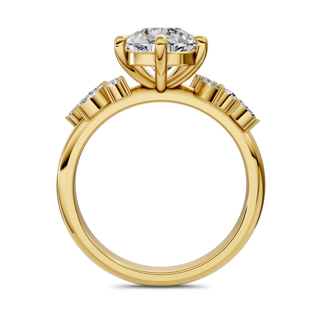 Alma Floral Cluster Ring