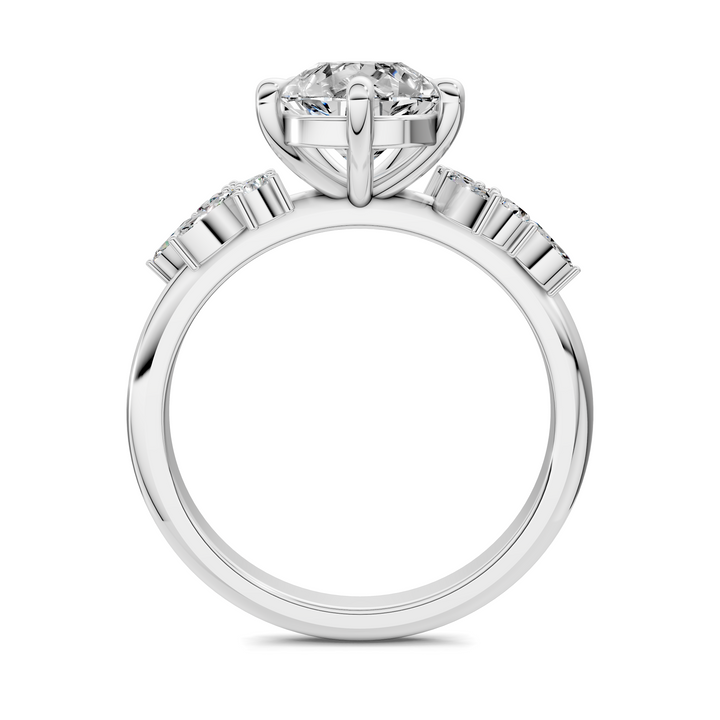 Alma Floral Cluster Ring Setting